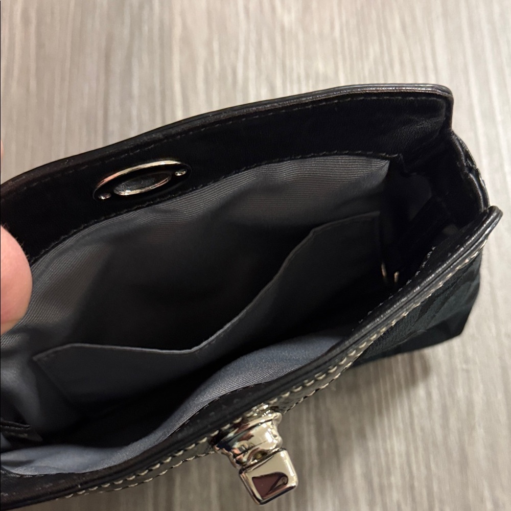 Like new Black Coach Wristlet Clutch - Picture 4 of 4